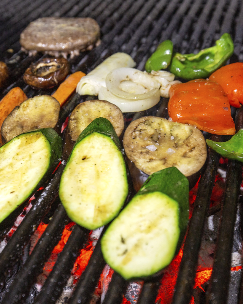 Verduras variadas a la brasa